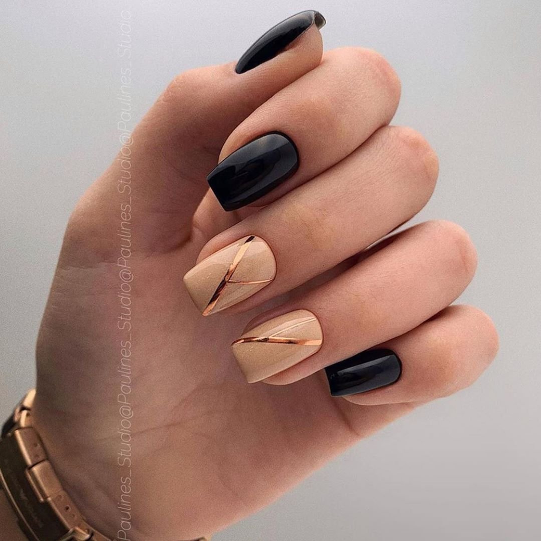 Маникюр деловой стиль