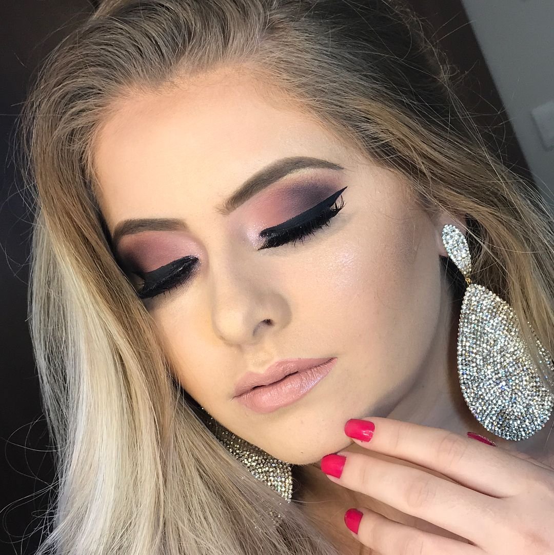 Макияж на нарощенные ресницы