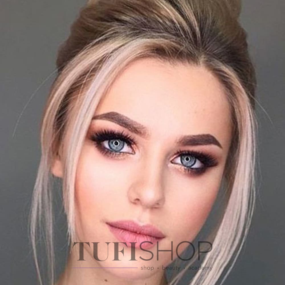 Вечерний макияж для светлых волос