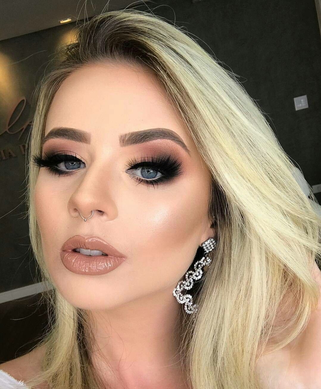 Вечерний макияж для блондинок