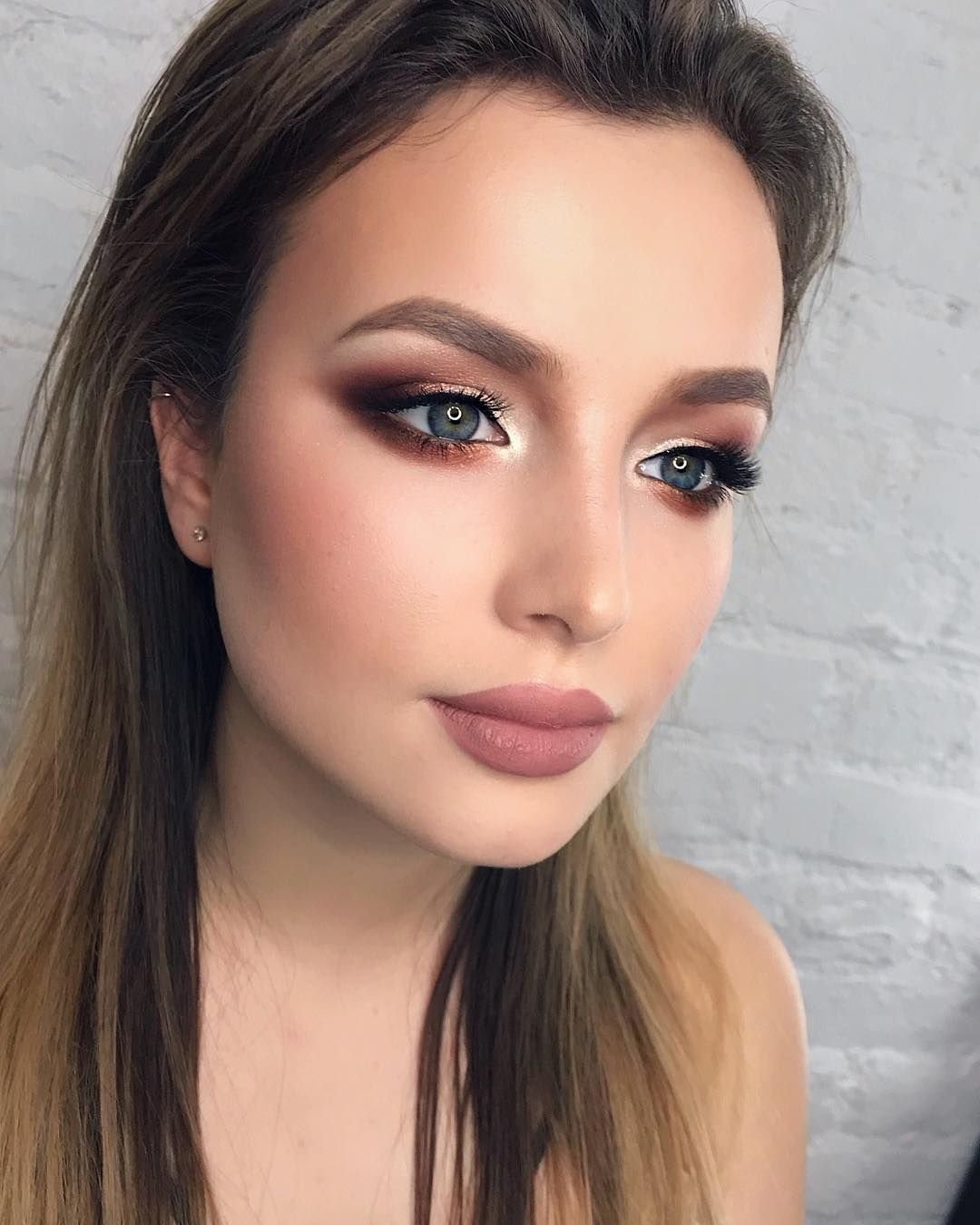 Макияж нюдовый Смоки