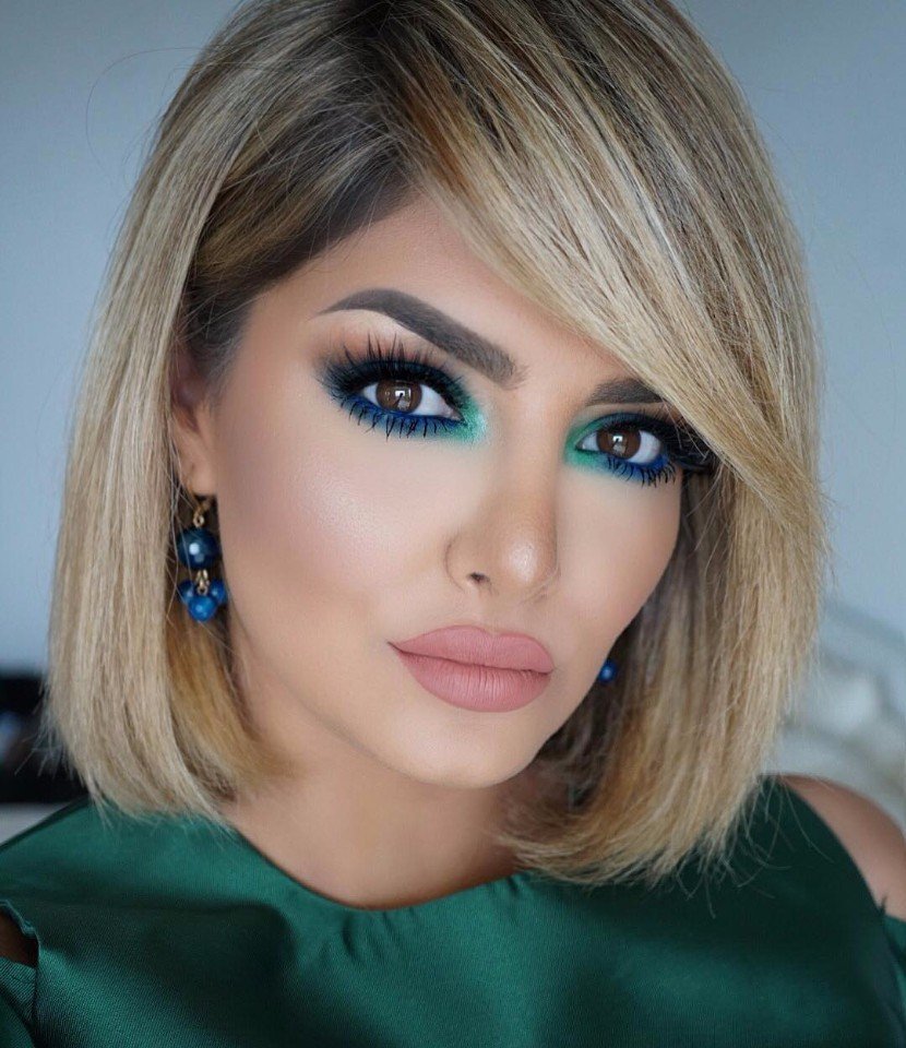 Макияж изумрудный Смоки