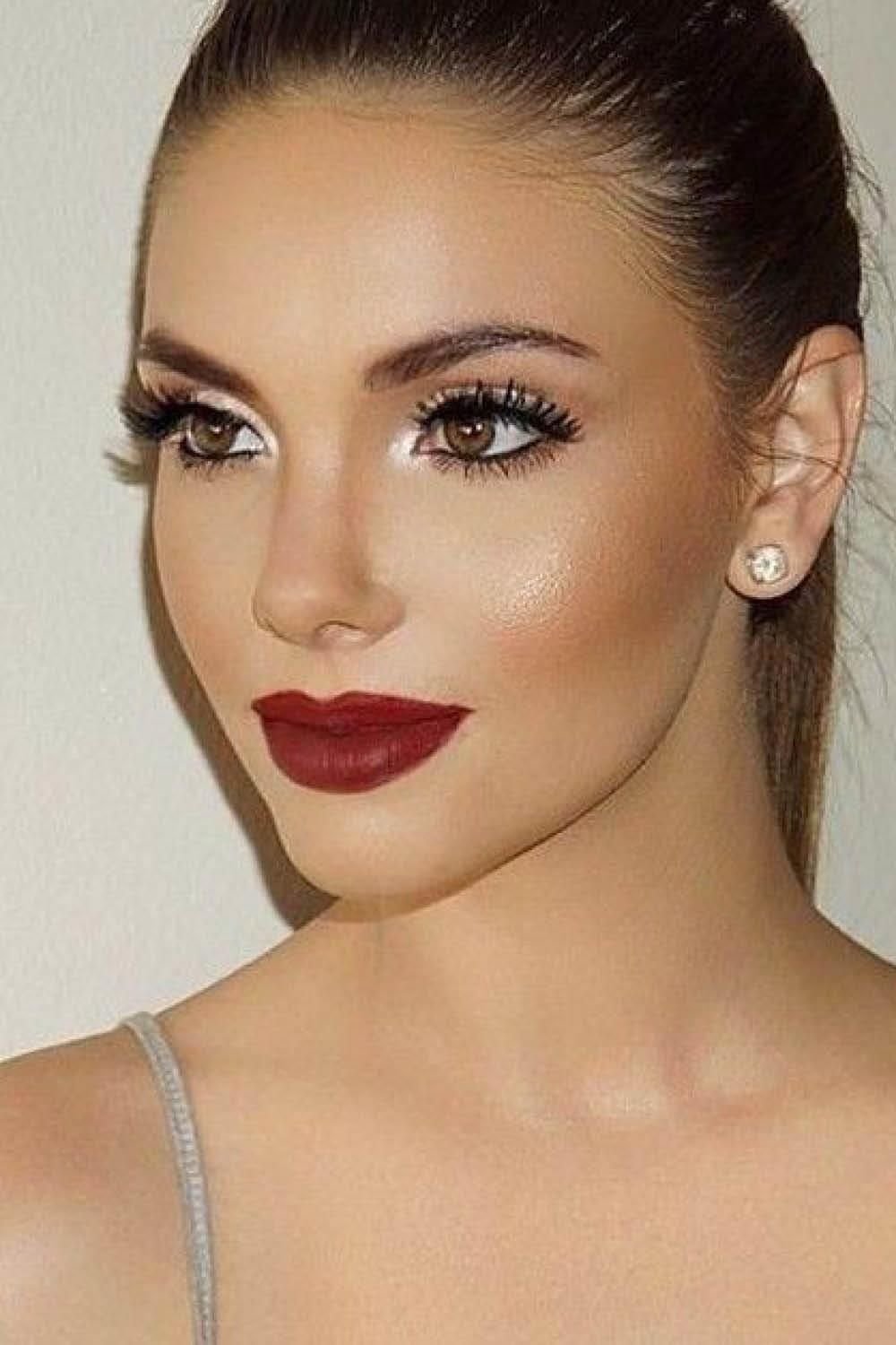 Макияж в золотистых тонах