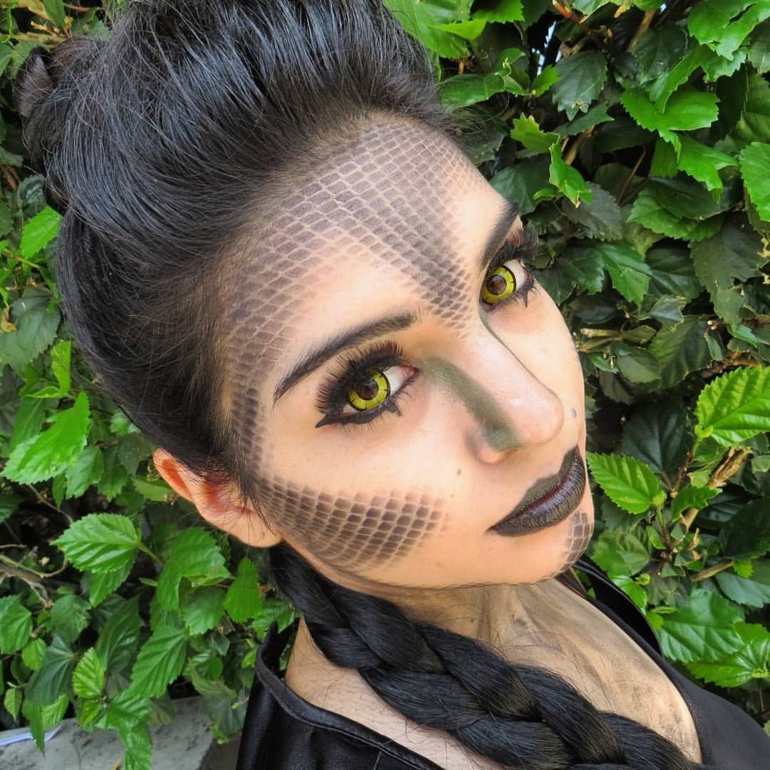 Макияж глаз на Хэллоуин