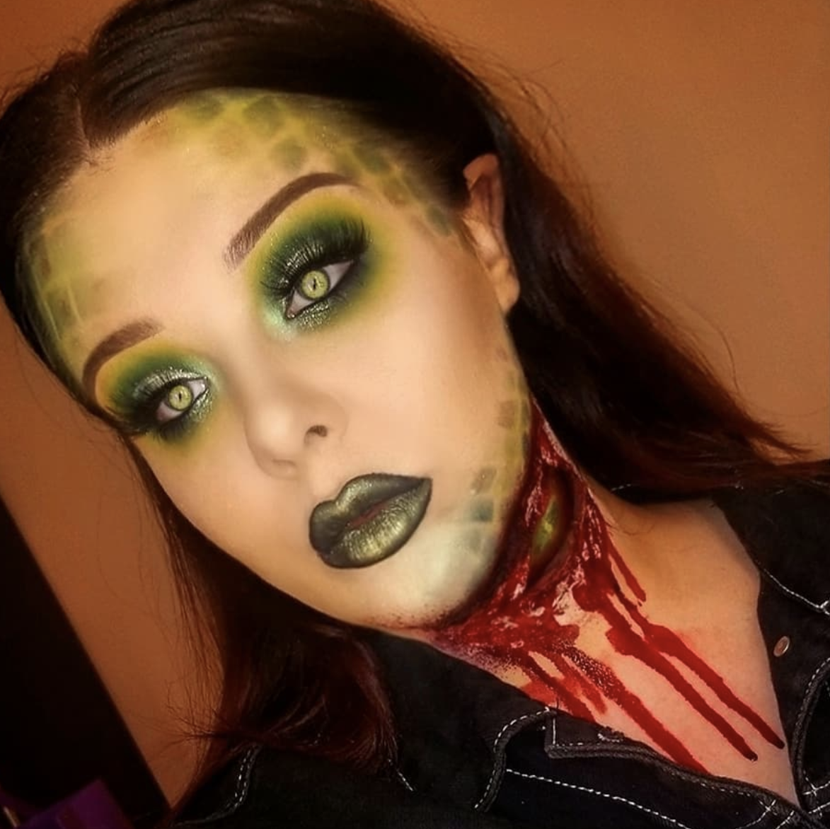 Леопардовый макияж