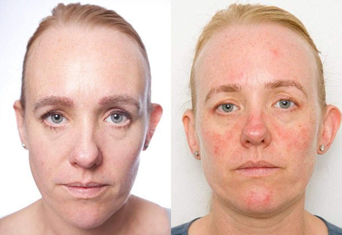 Перманентный макияж до и после