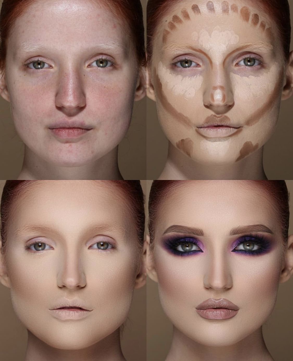 Макияж для пористой кожи лица