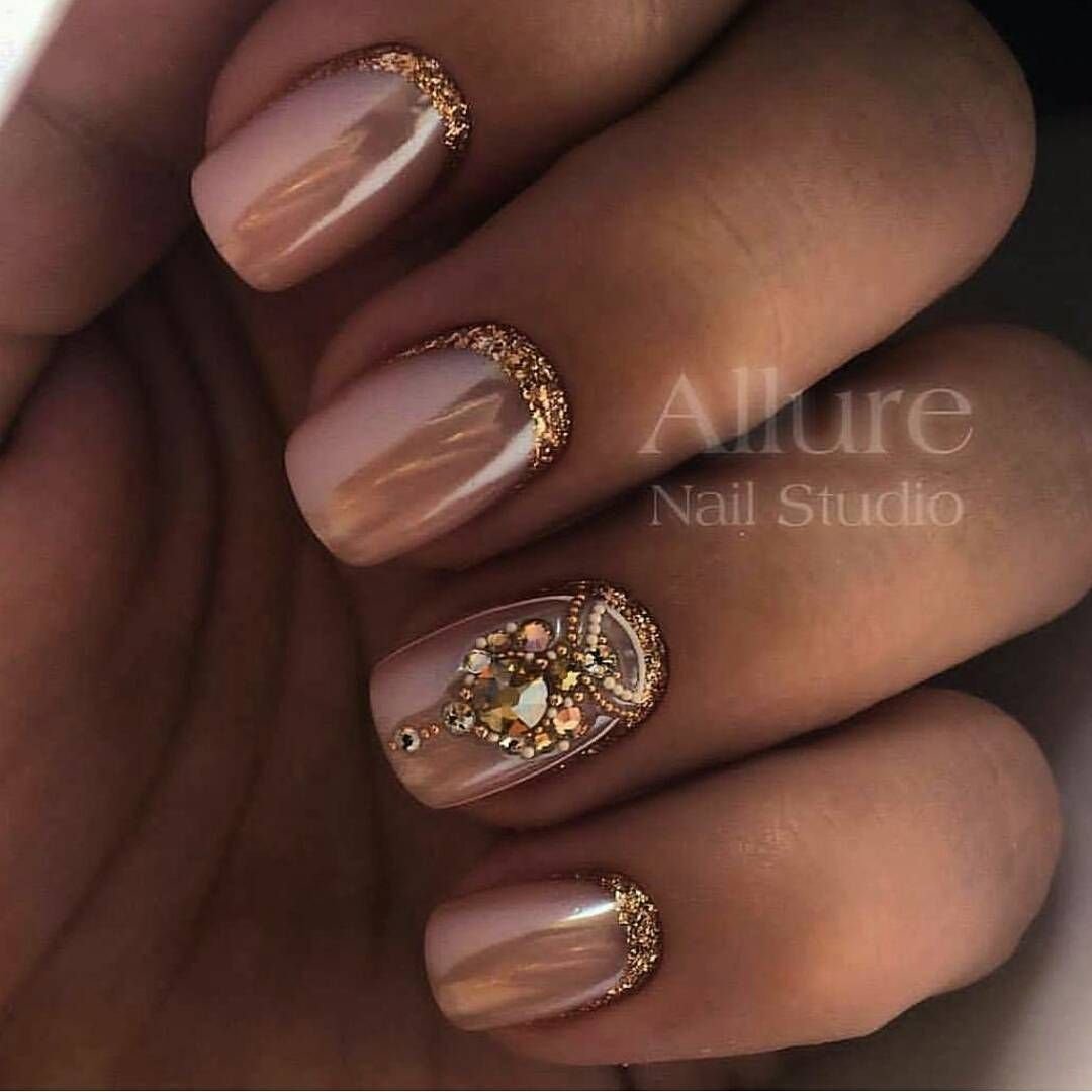 Шоколадный маникюр