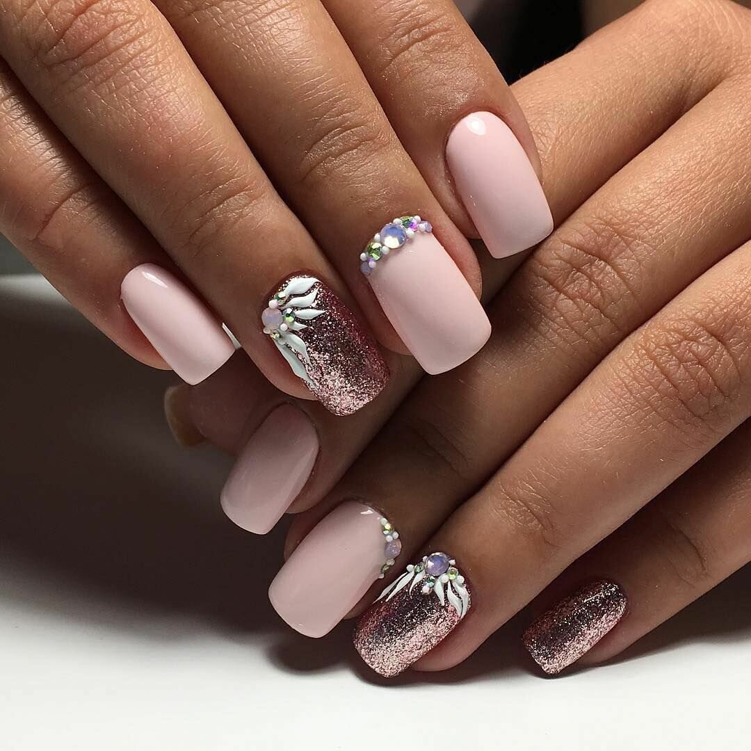 Матовый маникюр