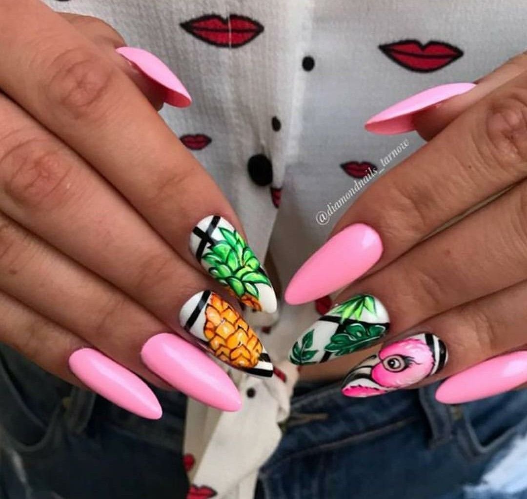 Яркие ногти для подростков