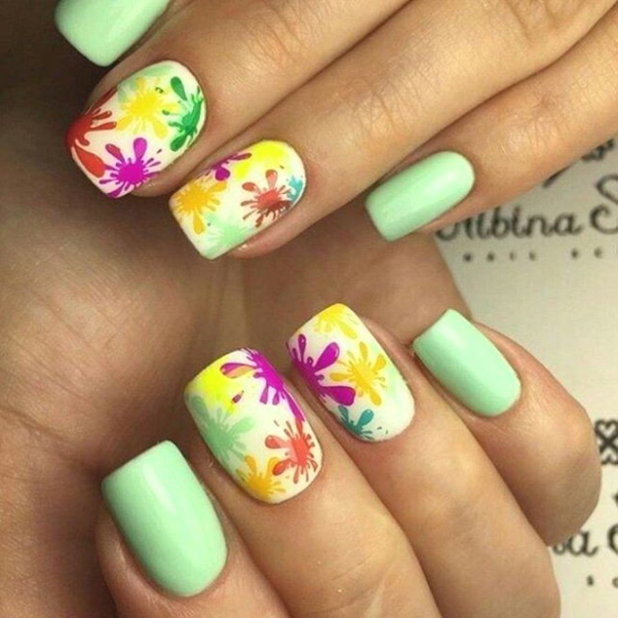 Маникюр из пинтереста яркий