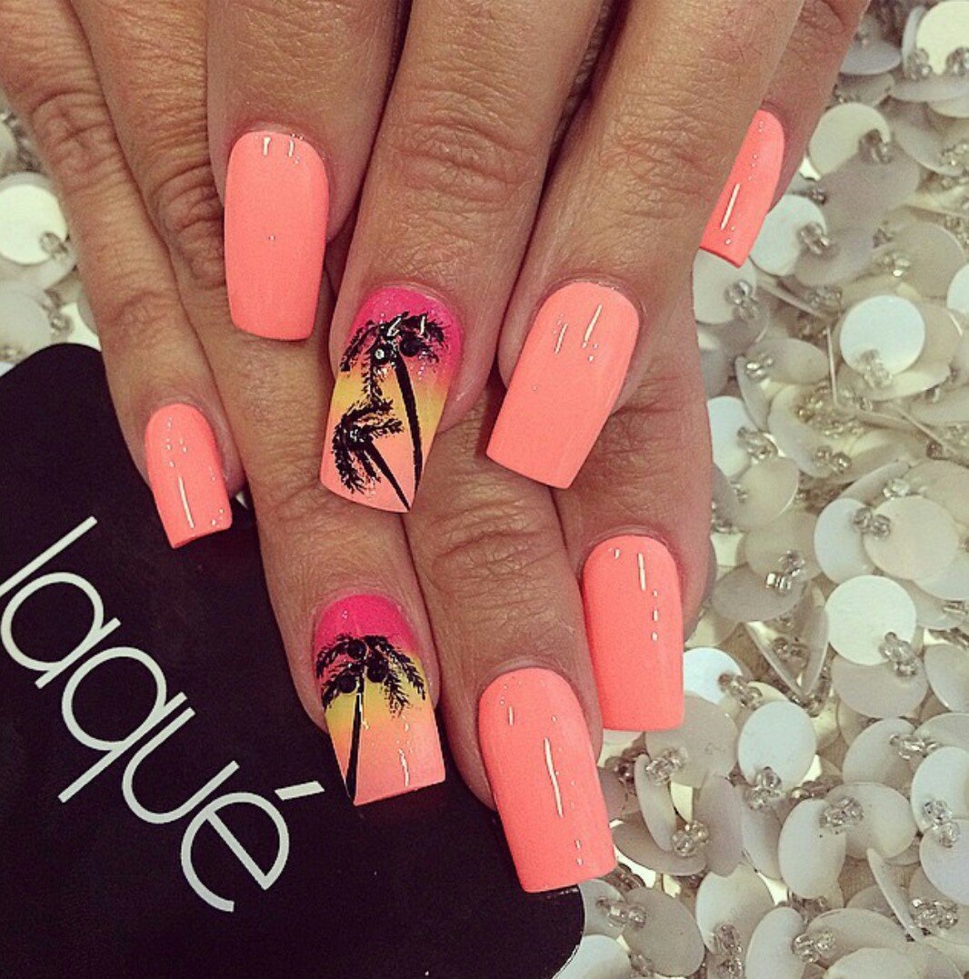 Летние ногти для подростков