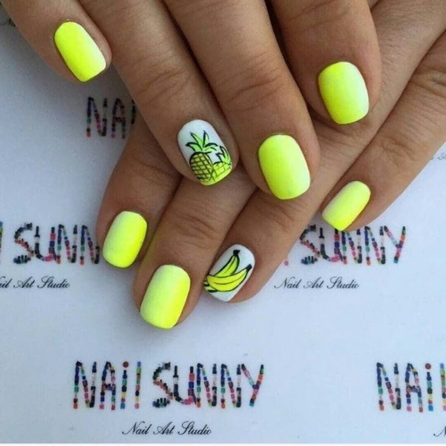 Ногти яркие летние