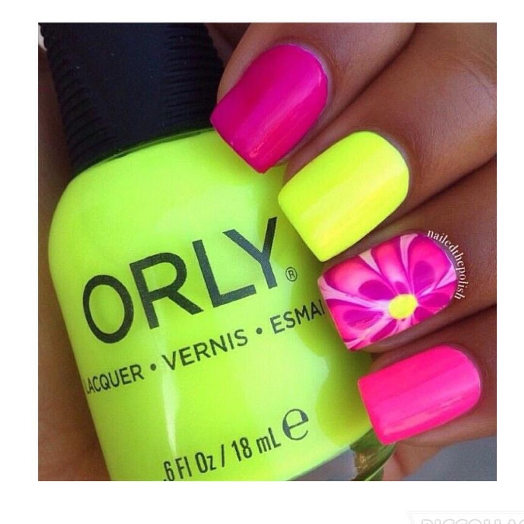 Разноцветный маникюр