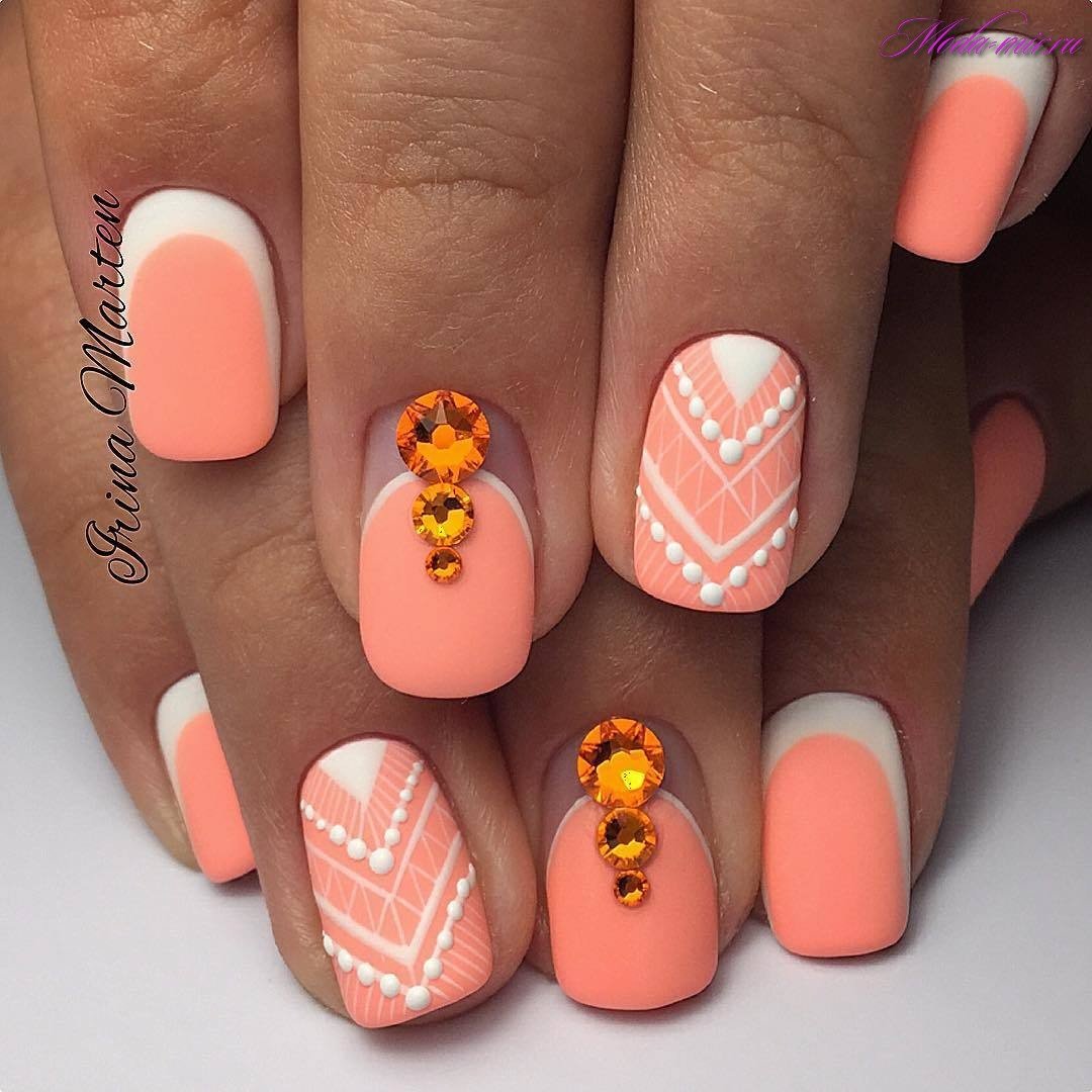 Цветные весенние ногти