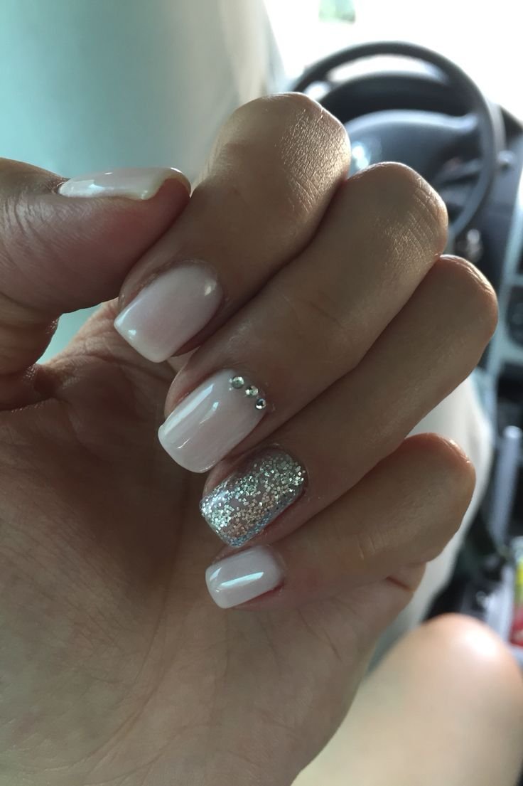 Прозрачные гелевые ногти