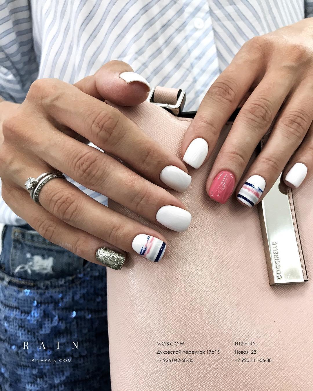 Современный стильный маникюр