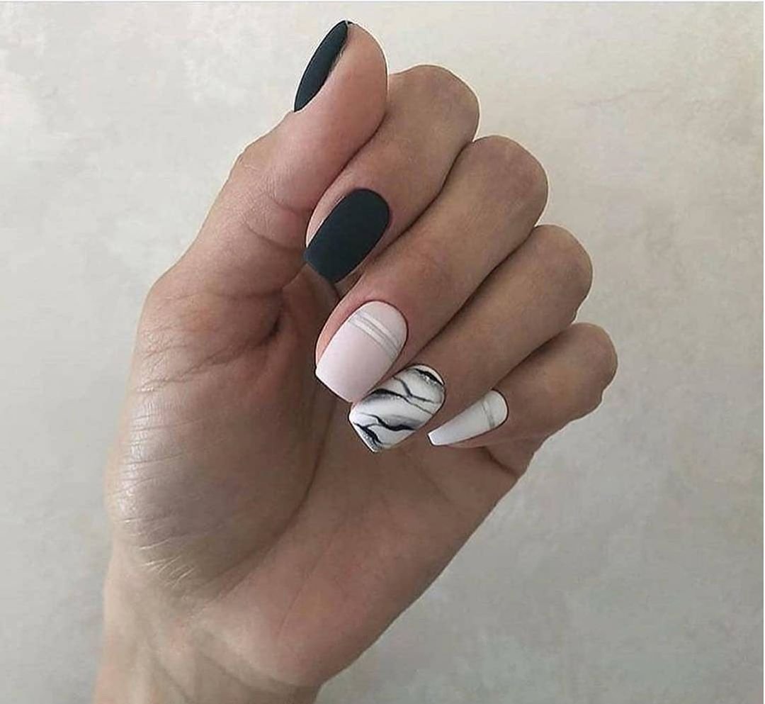 Офисный маникюр 2020 года