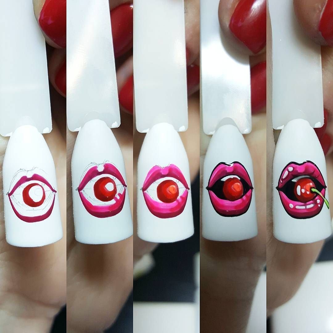 Губки на ногтях