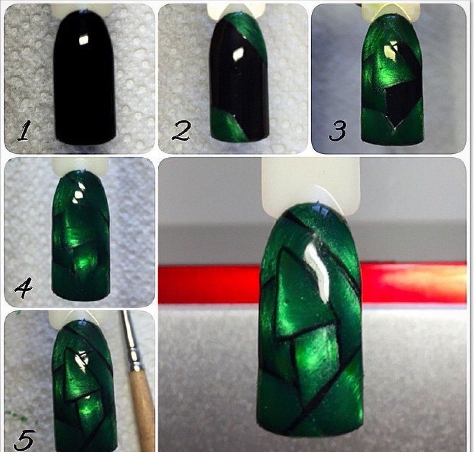 Втирка градиент металлика