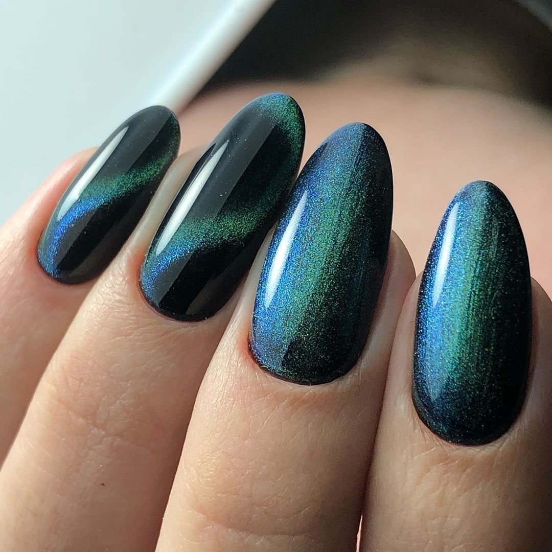 Кошачий глаз 9д серебро