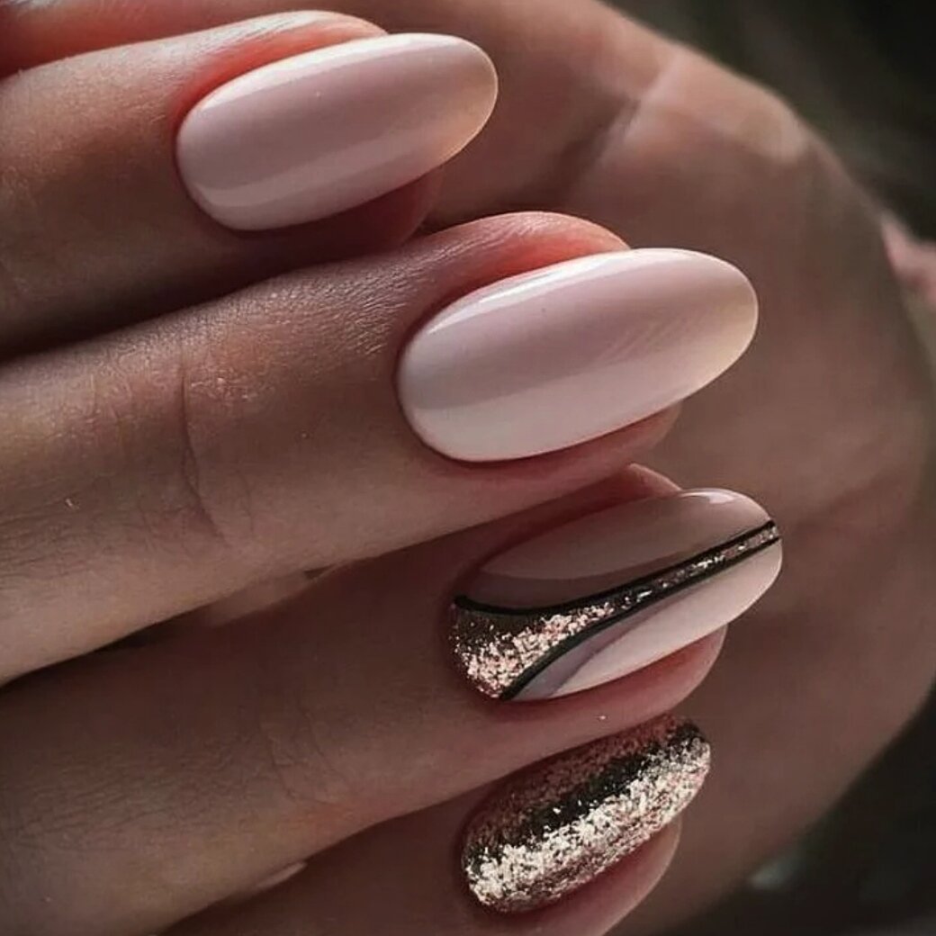 Овальная форма ногтей