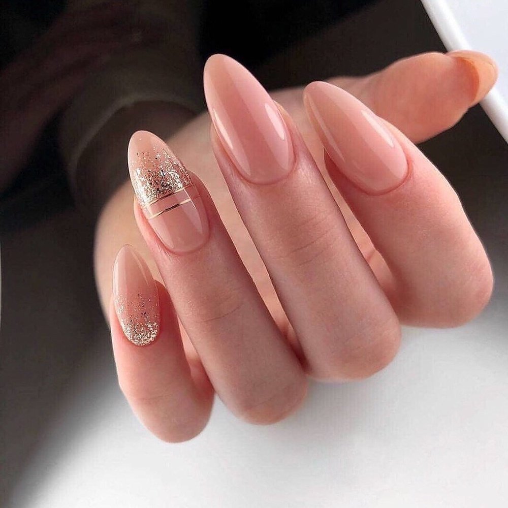 Аккуратный маникюр овальные ногти