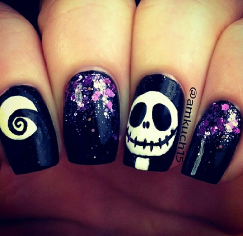 Крутой маникюр на длинные ногти