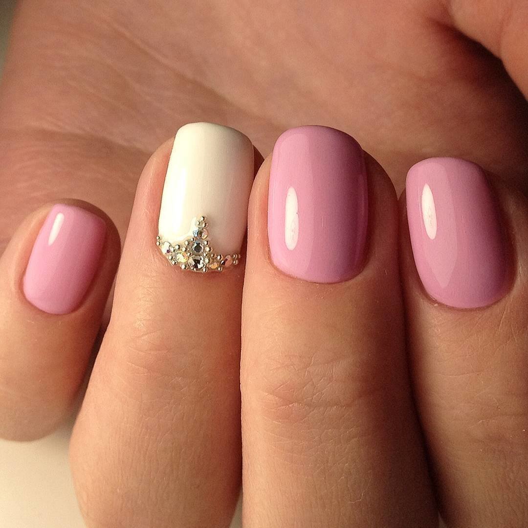 Нежный маникюр