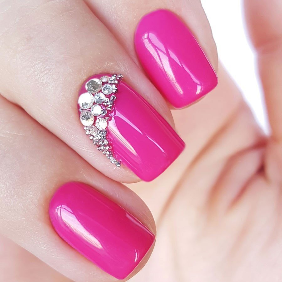 Цвет фуксия лак для ногтей
