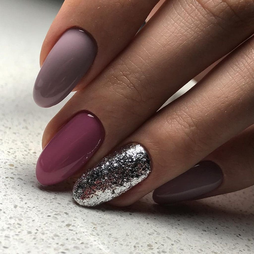 Маникюр на короткие овальные ногти