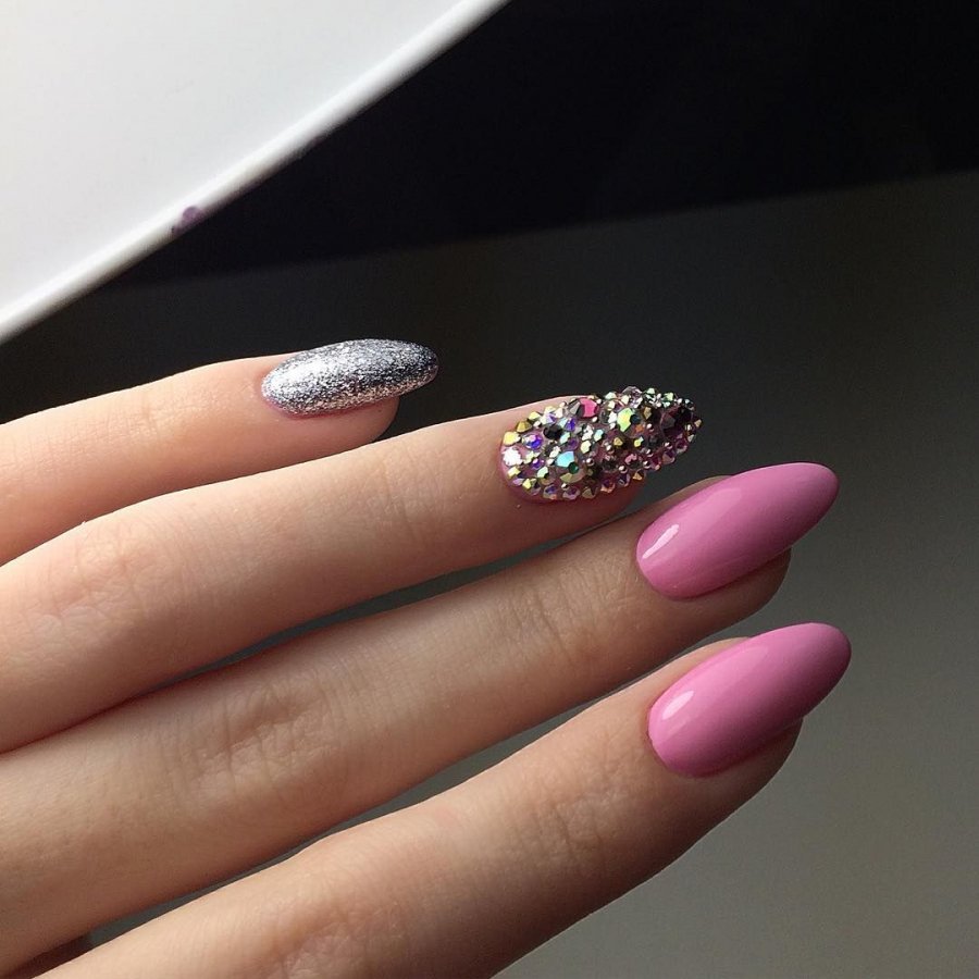 Маникюр на короткие овальные н