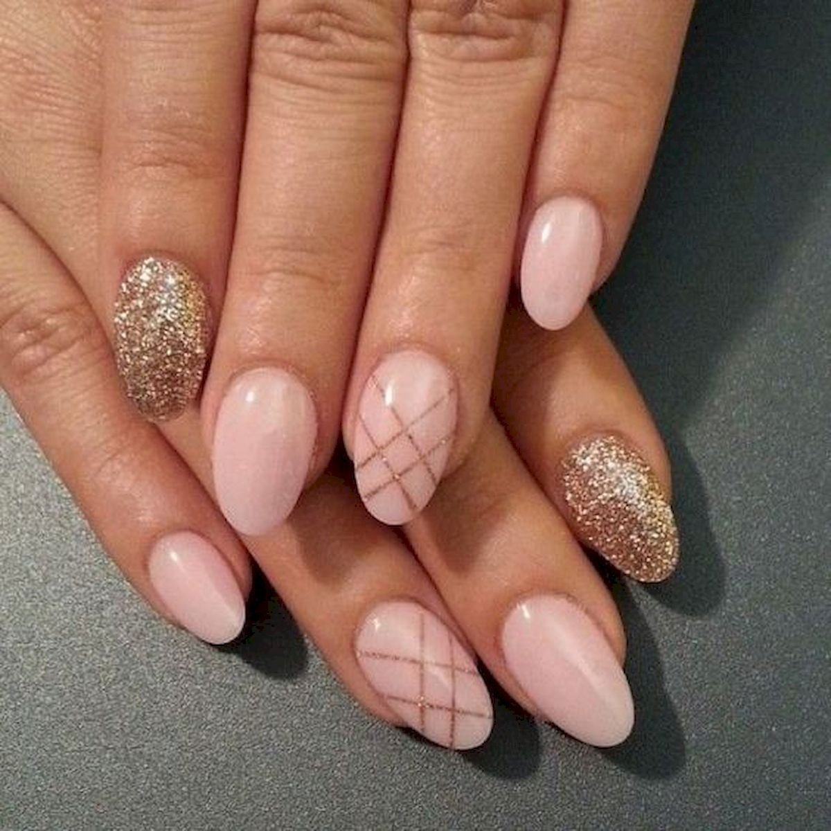 Маникюр на короткие овальные н