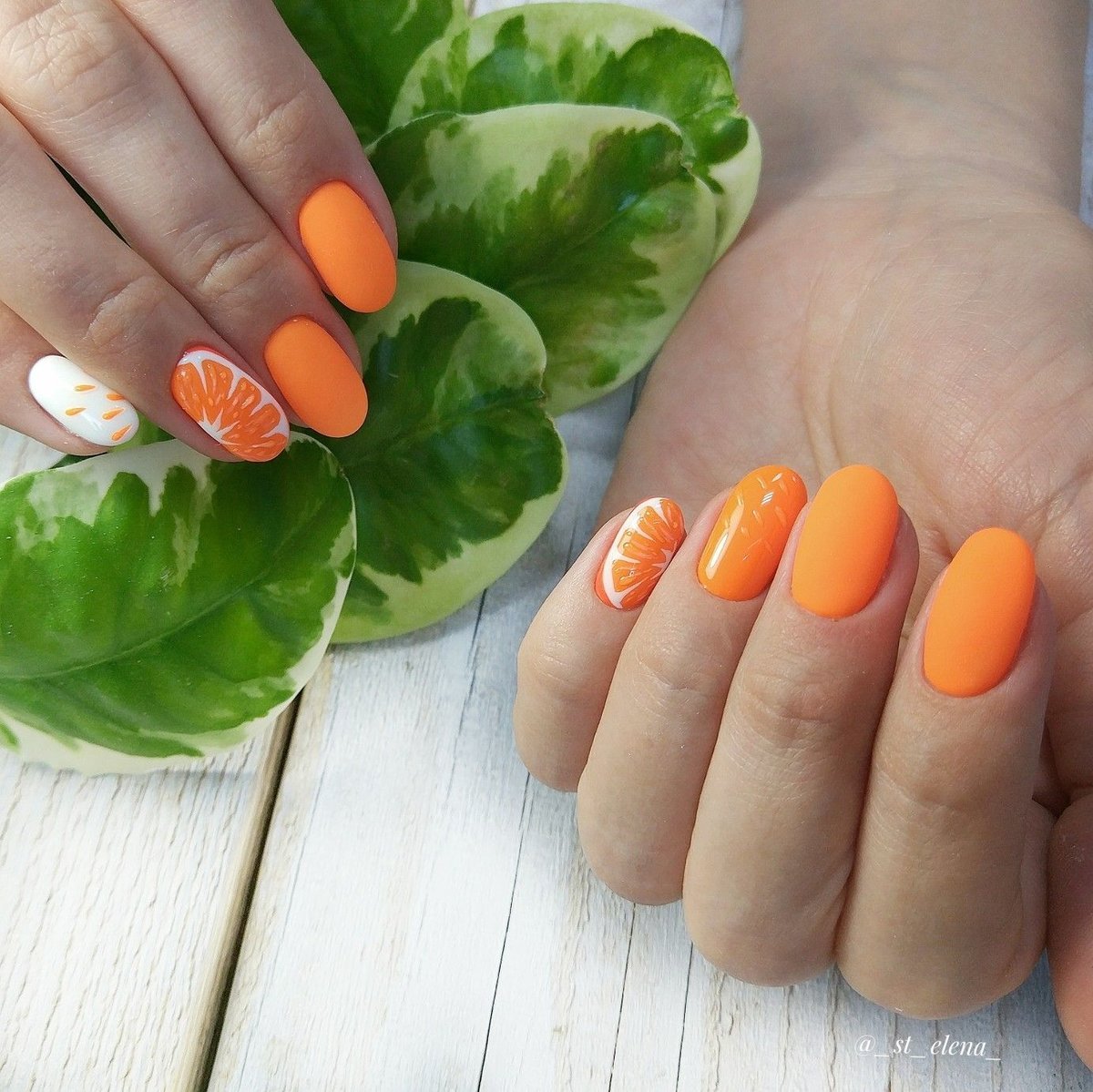 Ногти желто зеленые