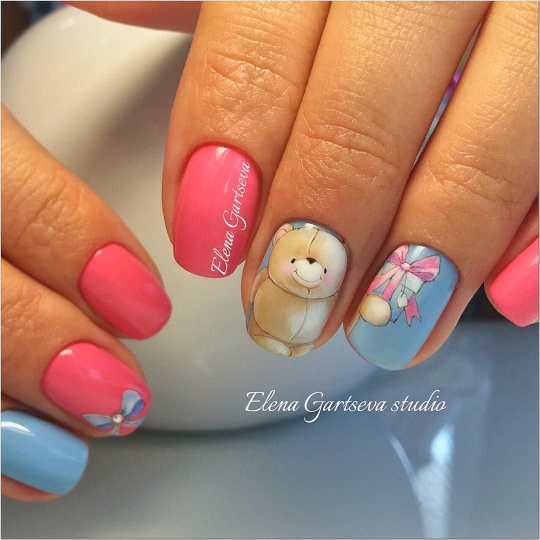 Маникюр Елена Гарцева нежный