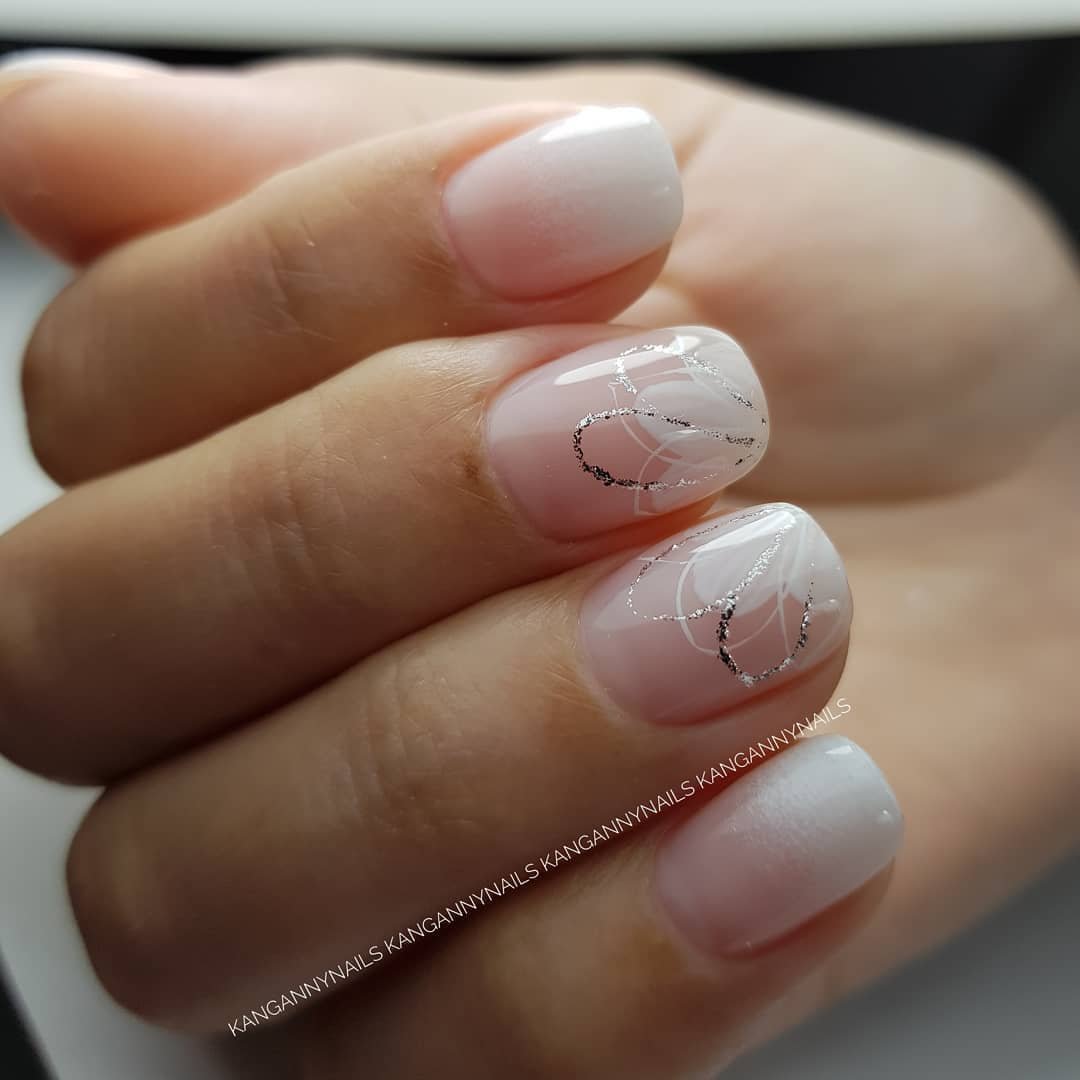 Нюдовый маникюр в роддом