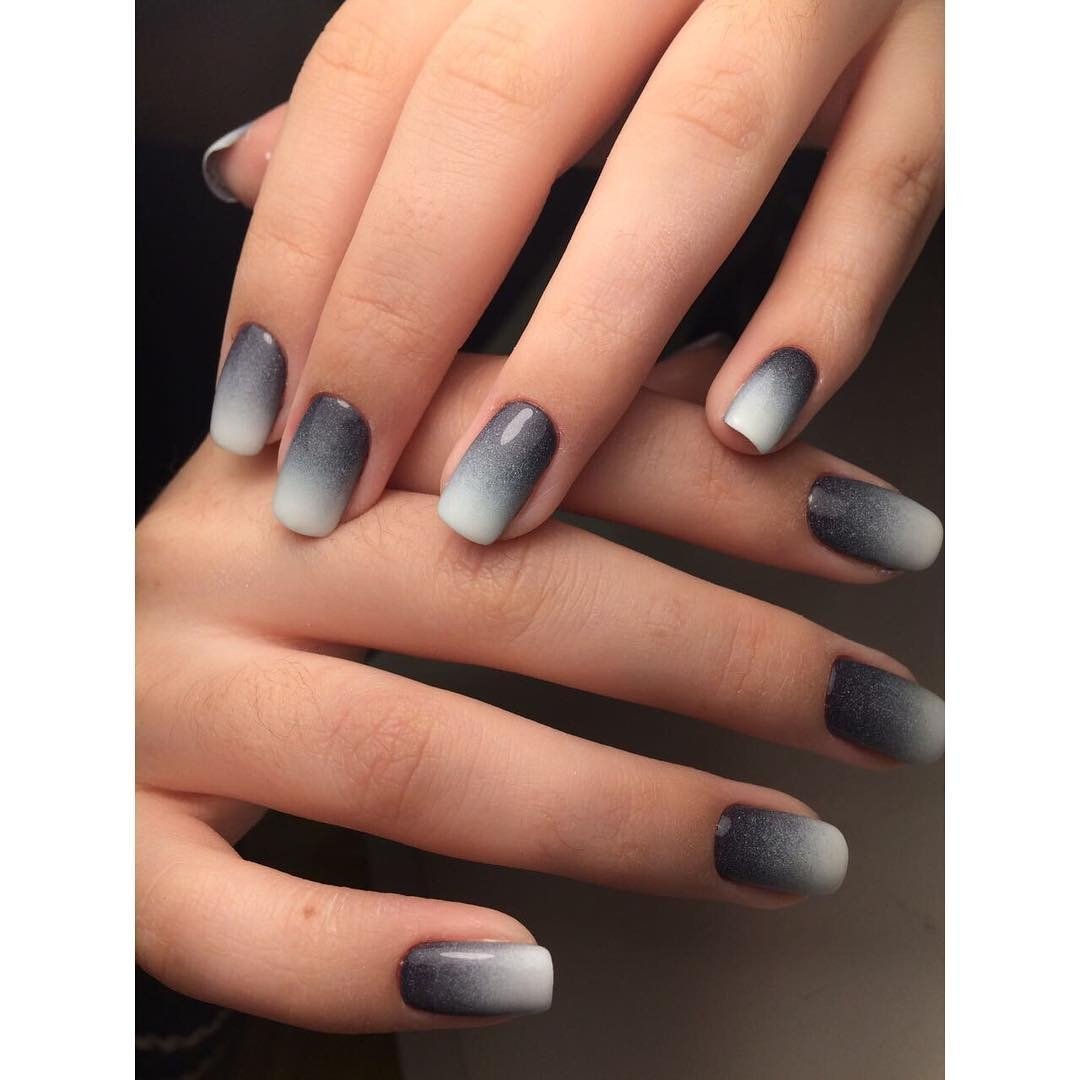 Матовый маникюр