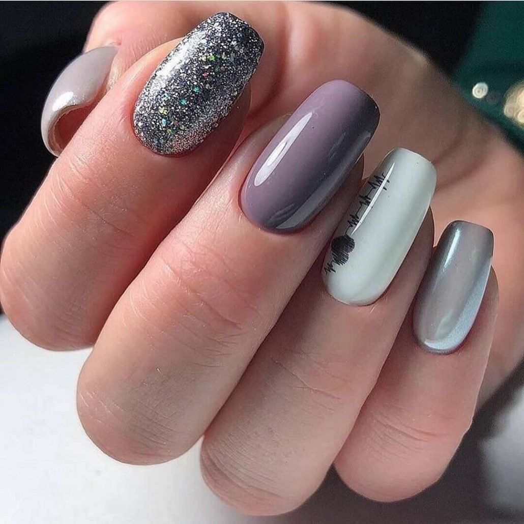 Красно серый френч