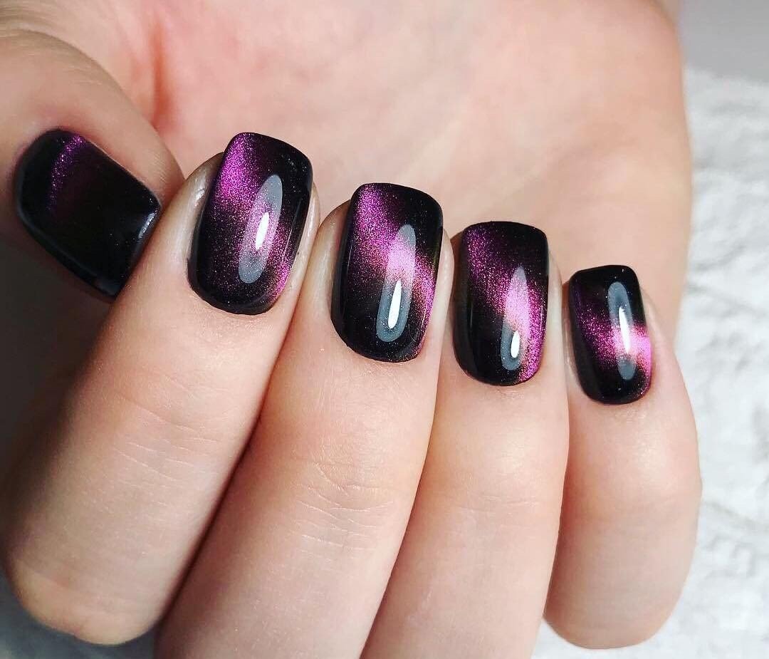 Шеллак кошачий глаз розовый