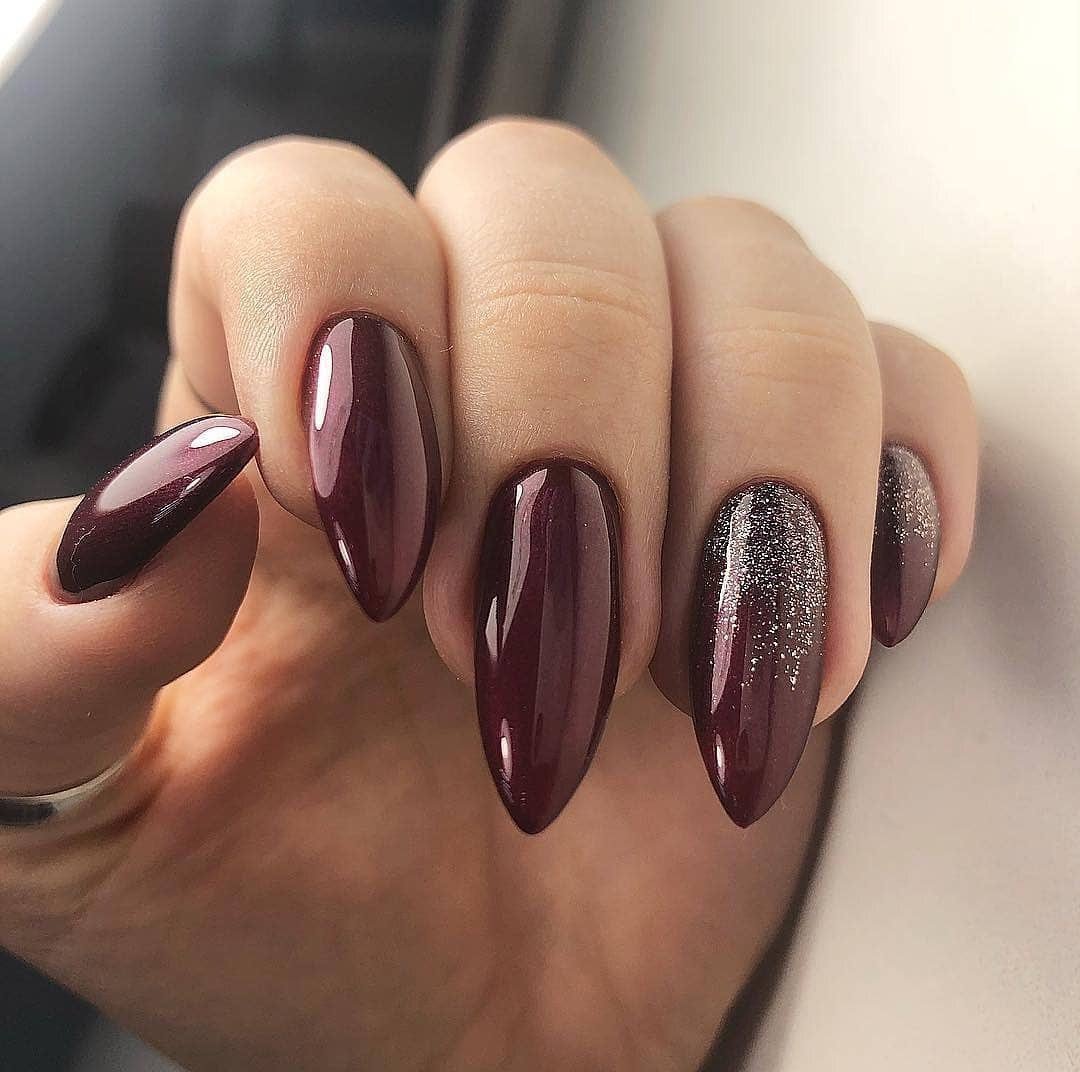 Маникюр кошачий глаз