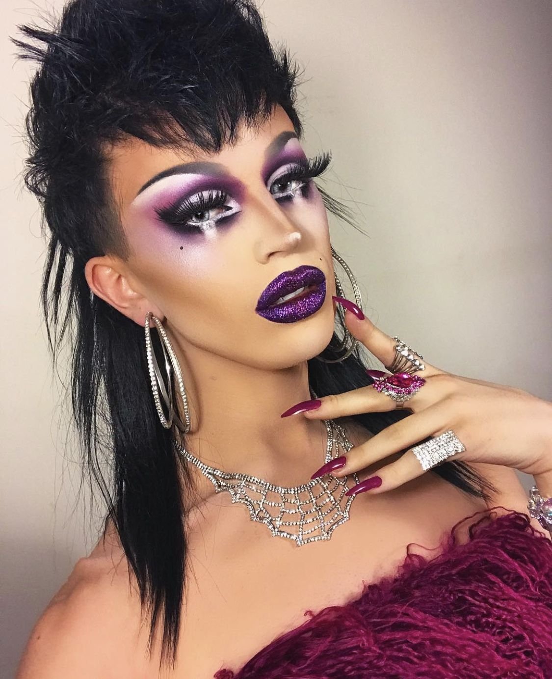 Смоки айс яркий макияж