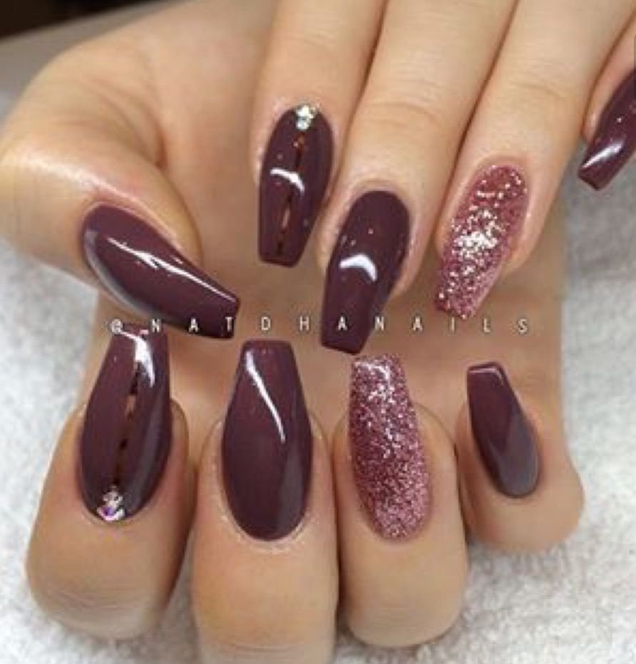 Френч омбре миндаль