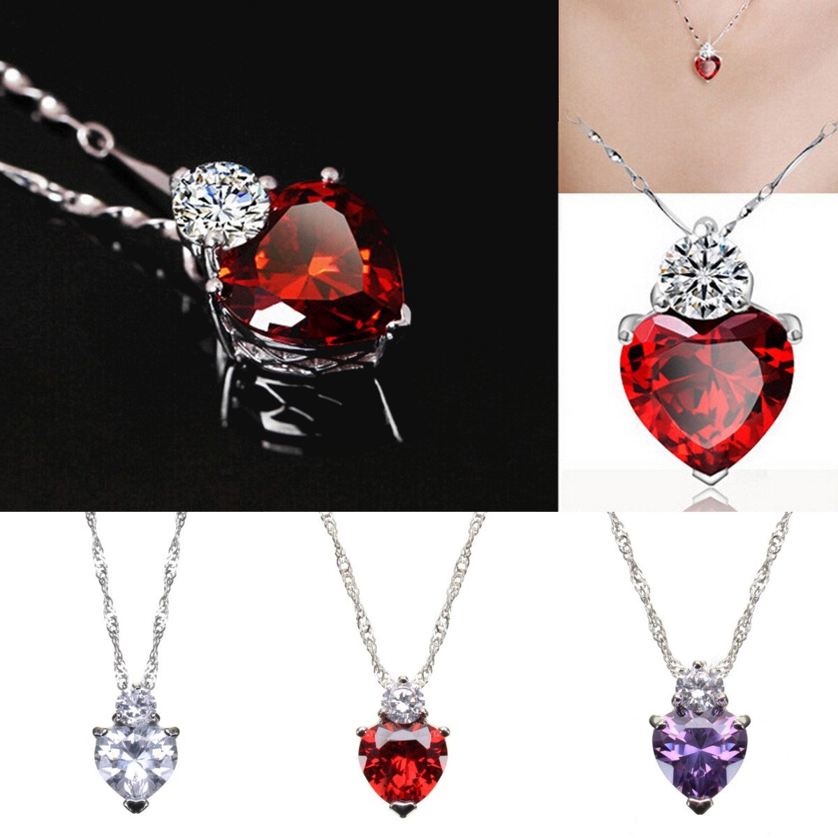 Мужская подвеска с рубином