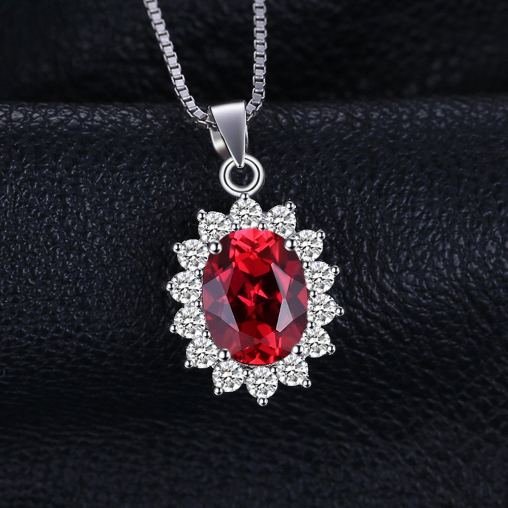 Винтажная подвеска с рубином