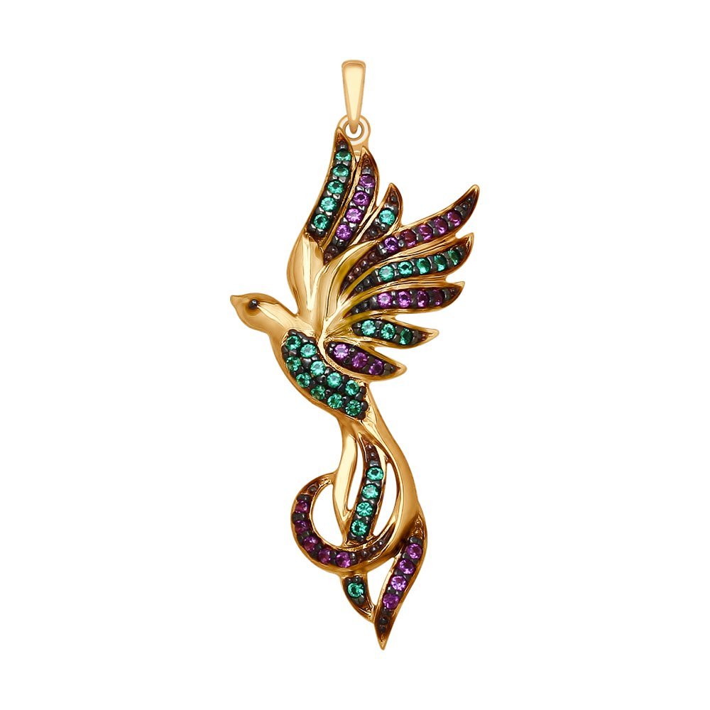 Подвеска Колибри Соколов серебро