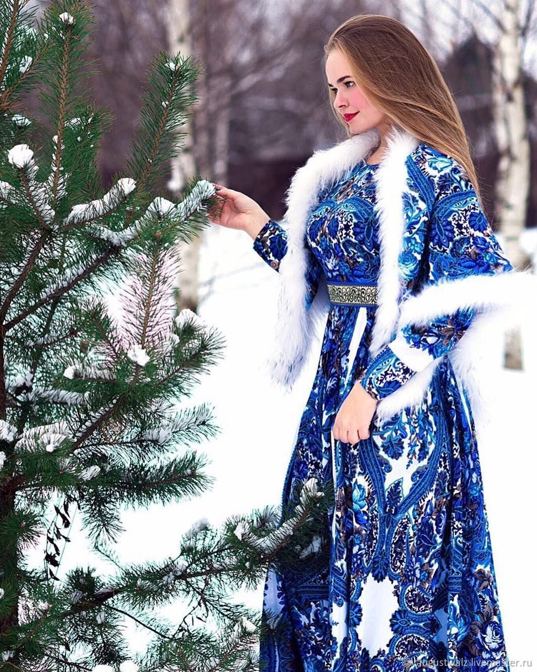 Платье из платков