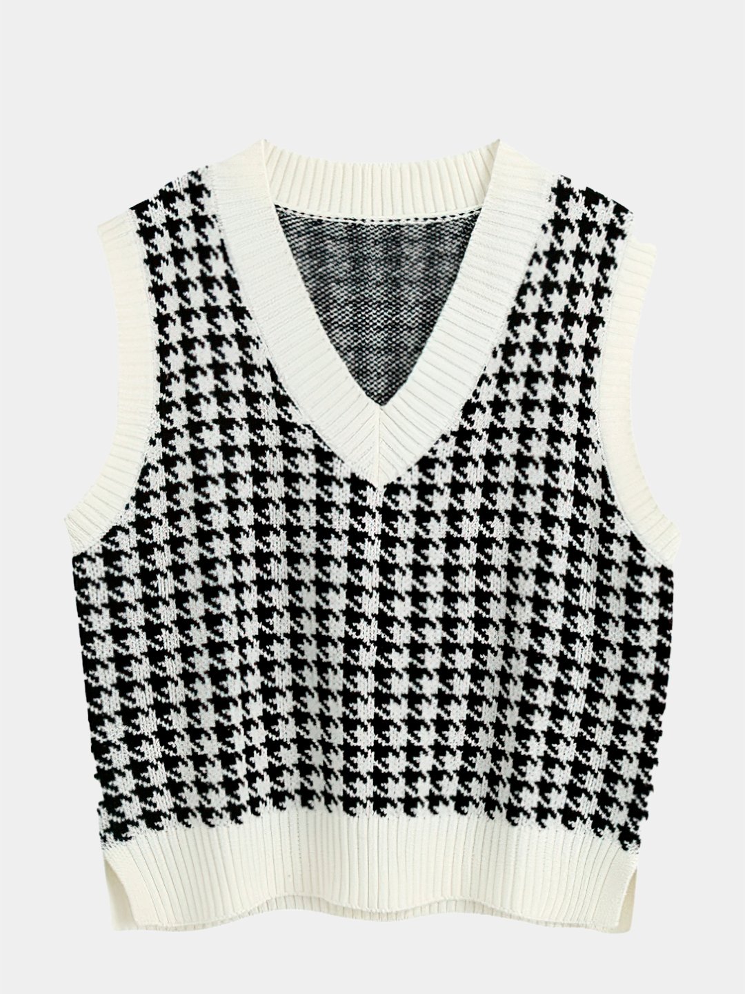 Вязаные жилетки для подростков