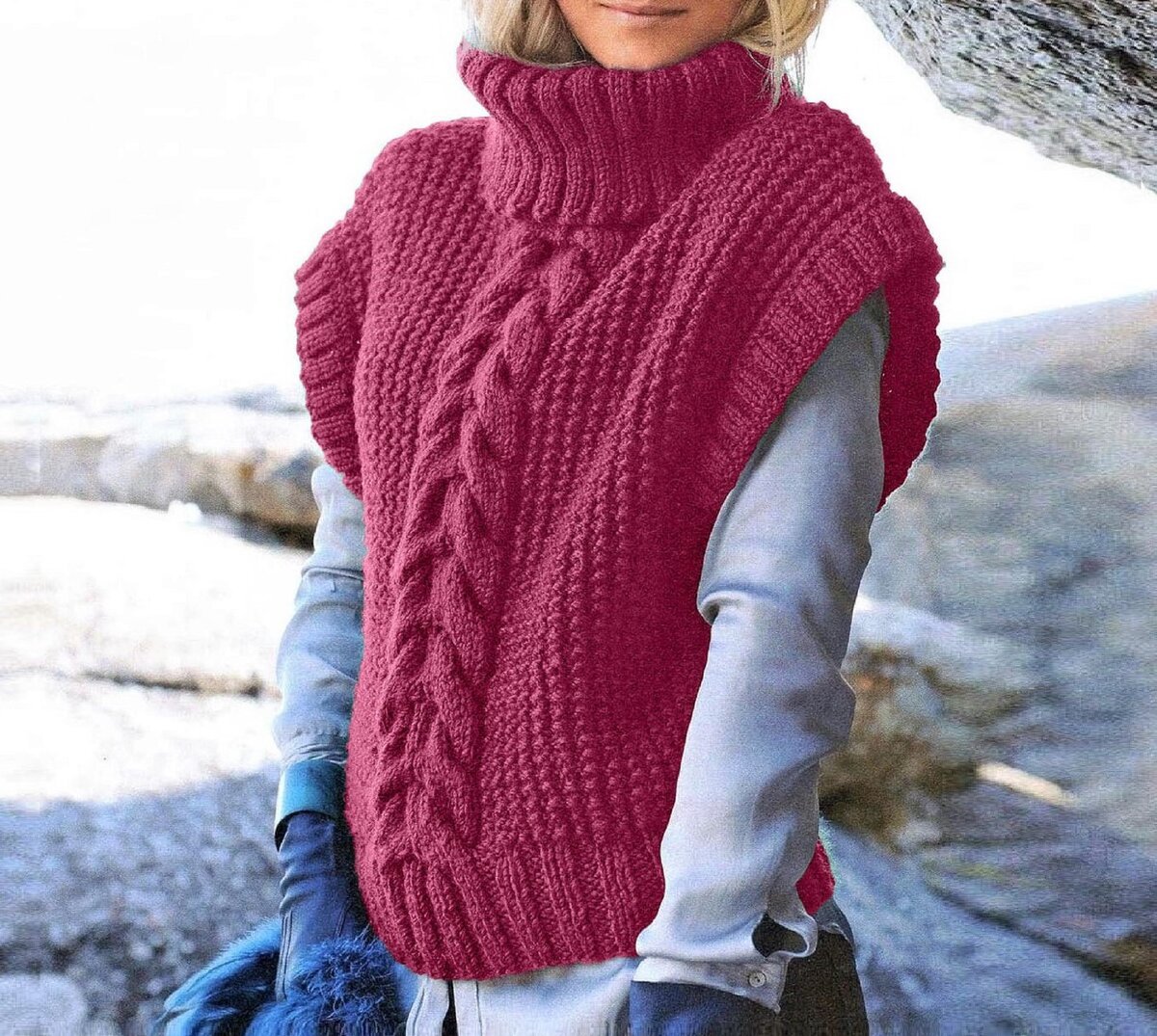 Валберис жилеты вязаные женские