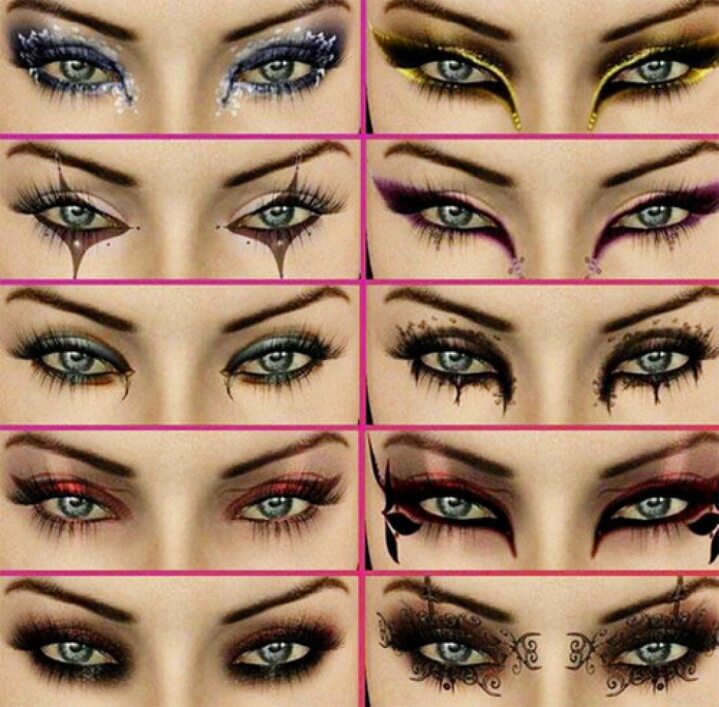Лисий макияж глаз