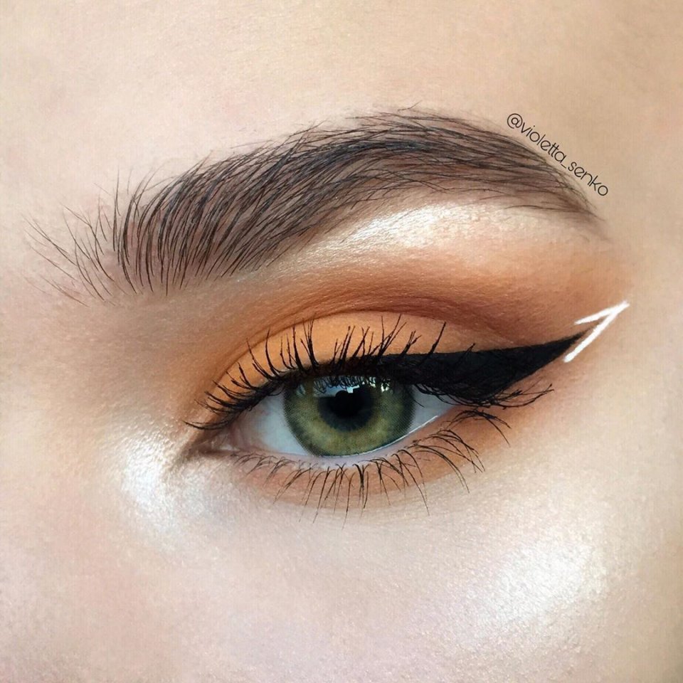 Пошаговый макияж стрелки
